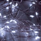 Svietiaci zväzok micro LED -studená biela ML 200/WH 1,9m