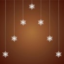 Svetelný záves, snehové vločky - 3m KAF7WW