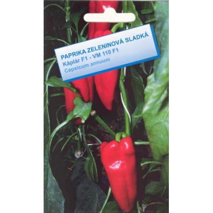 Paprika na poľné pestovanie sladká – Káplár F1 – VM110F1 /kápia/ – 25 sem.