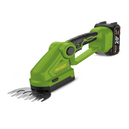 Aku nožnice na trávu a živý plot Procraft PGH2100
