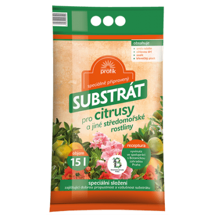 Substrát pre citrusy 15l profík