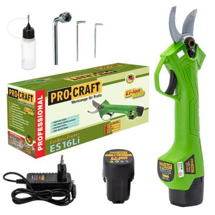 Akumulátorové nožnice Procraft ES16Li1B + akumulátor + nabíjačka