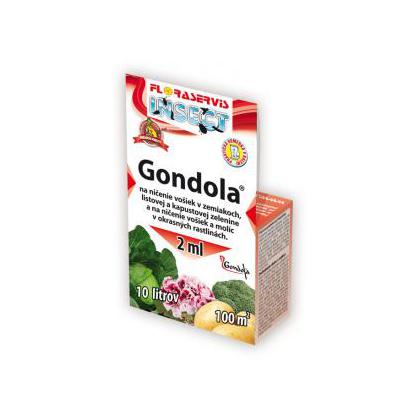 Gondola 2 ml - na vošky a molice 