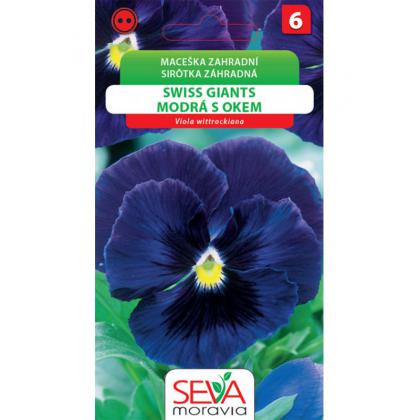 Sirôtka záhradná Swiss Giants modrá s okom -0,2g