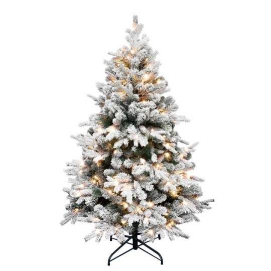 Umelý, zasnežený vianočný stromček so zabud. LED osvetlením, výška 180 cm KMF8LED180 Umelý, zasnežený vianočný stromček so zabud. LED osvetlením, výška 180 cm KMF8LED180
