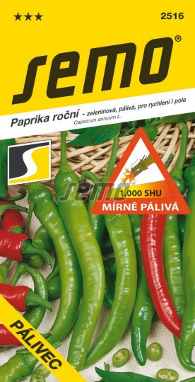 Paprika ročná – štipľavá PÁLIVEC 0,6g