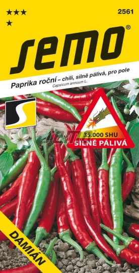 Paprika ročná – štipľavá DAMIÁN 0,4g 