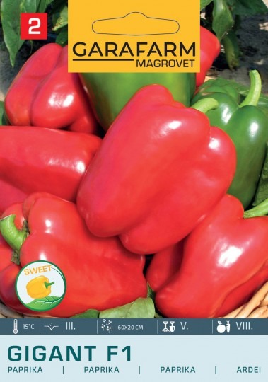 Paprika Gigant F1 0,2g 