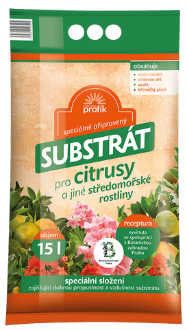 Substrát pre citrusy 15l profík