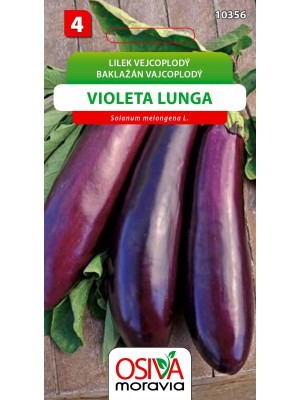 Baklažán vajcoplodý Violetta Lunga 3 0,8g