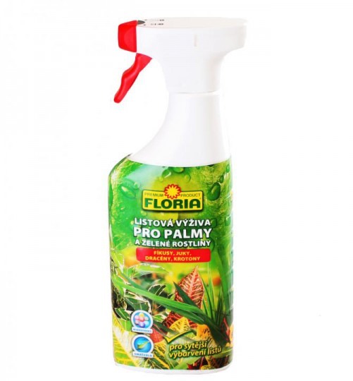 FLORIA Listová výživa pre zelené rastliny a palmy 500ml