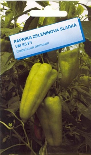 Paprika na rýchlenie sladká, VM 55 F1, 100 sem.