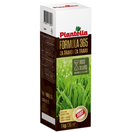 Trávnikové hnojivo Formula 365 1kg - Plantella