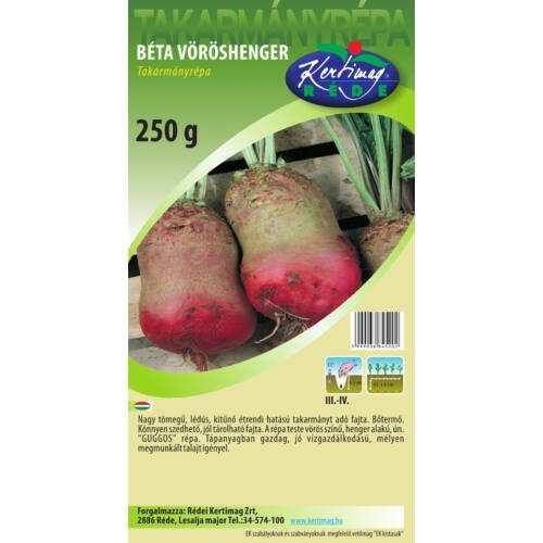 Repa kŕmna – červená, Béta Vöröshenger, 100 g