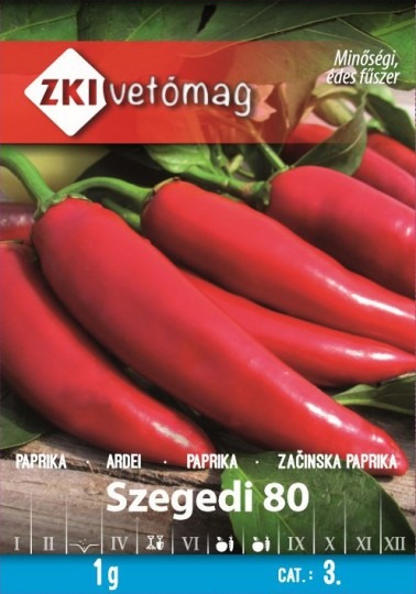 Paprika koreninová sladká – Szegedi 80, 1g