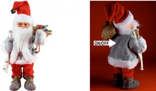 Vianočný tancujúci, hrajúci Mikuláš KDD 32